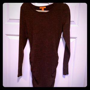 Super flattering Nordstrom sweater dress/shirt!